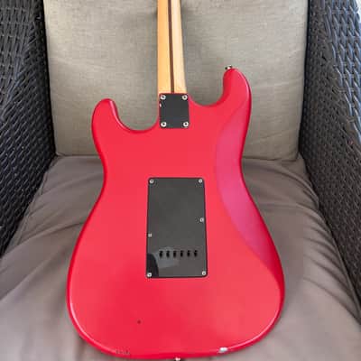 Fender Standard Stratocaster MIM - Red (Repainted), Rosewood Board, SSS image 5