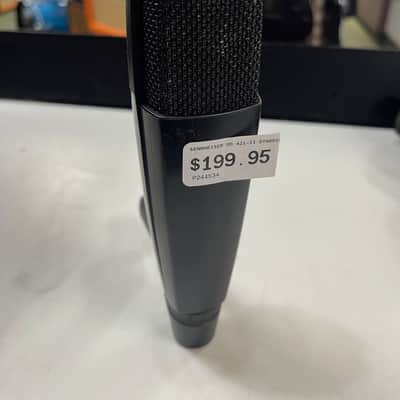 Sennheiser MD 421 II Cardioid Dynamic Microphone 2002 - Present - Black