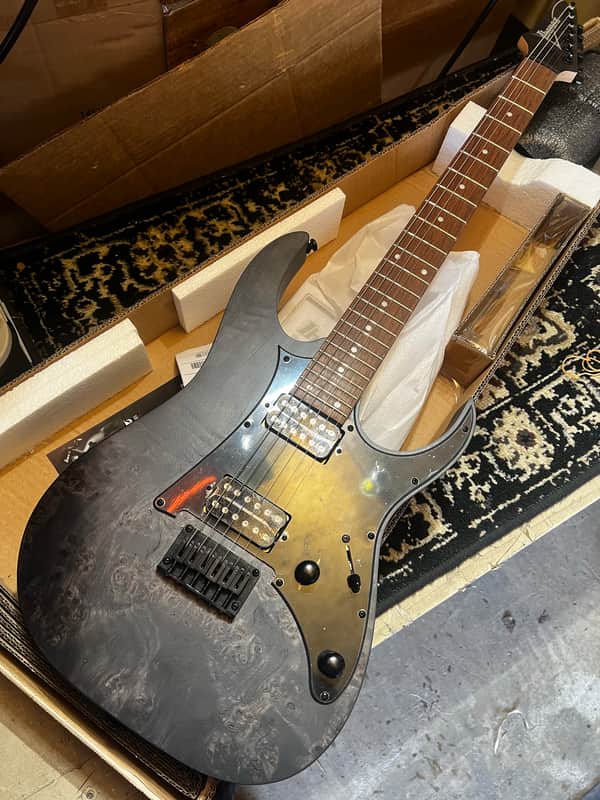 Ibanez RGR431PBCGF RG Standard Electric Guitar - Charcoal Gray Flat image 1