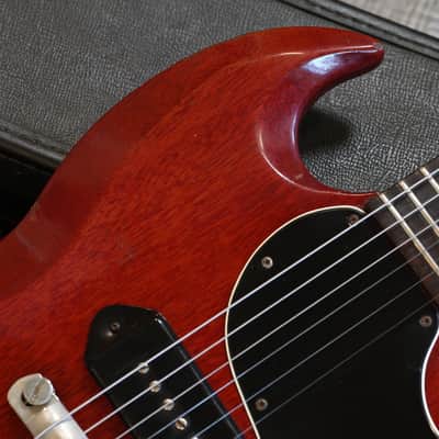 Owned & Played by Wilco's Jeff Tweedy! 1963 Gibson SG Junior Electric Guitar Cherry + OG Case image 4