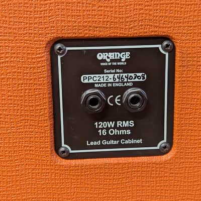 Orange PPC212 120-Watt 2x12" Guitar Cabinet 2002 - Present - Orange image 2