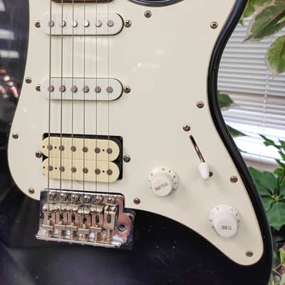 Yamaha EG112 HSS Strat Style Electric Guitar 2010's - Black image 4