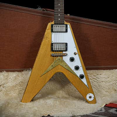 2021 Matched Set 1958 Flying V and Explorer Production Sample #3 "Korina" image 2