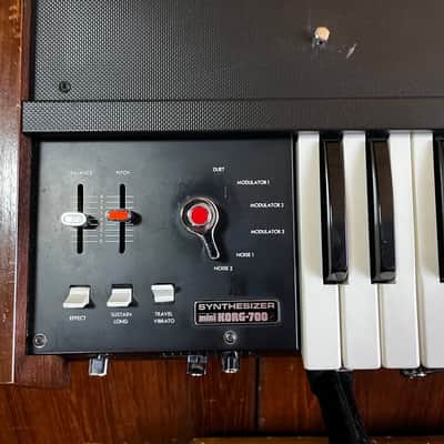 Korg MiniKorg 700s monophonic analog keyboard Pro overhauled w/ bag image 3