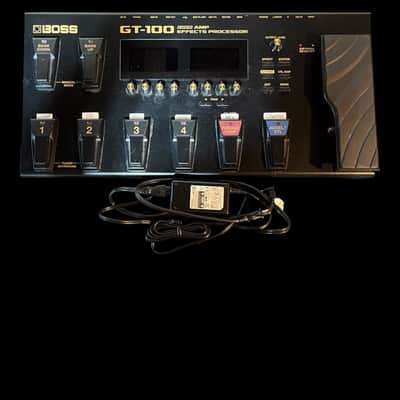 Boss GT-100 Version 2.0 Guitar Effects Processor 2014 - Present - Black X7272 image 1