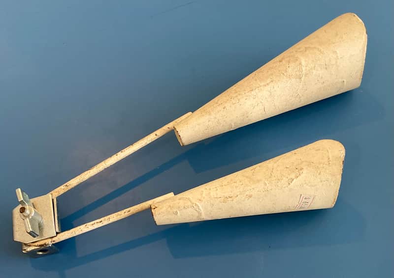 Metal Agogo Bells w/ Clamp - White image 1