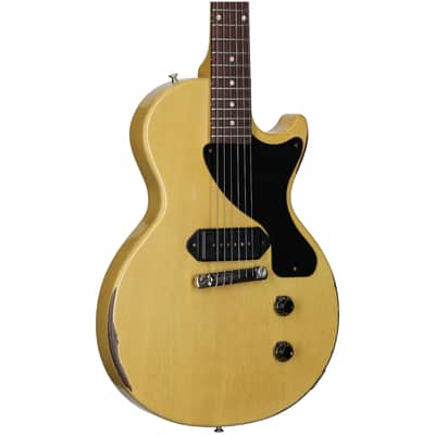 Gibson Custom 1957 Les Paul Junior Electric Guitar, Murphy Lab Heavy Aged, TV Yellow image 1