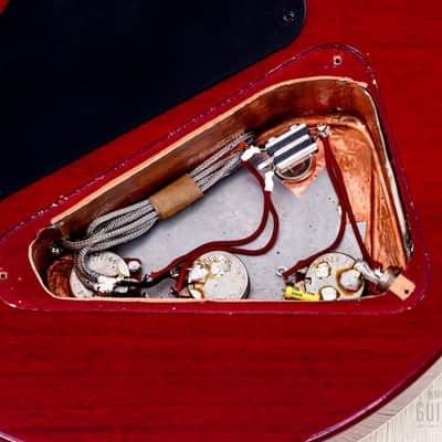 1982 Hamer USA Sunburst Special Double Cut Flame Top Custom Order w/ Lollar P-90s, Case image 16