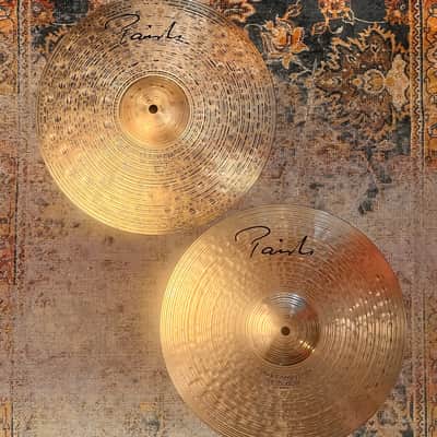 PAISTE DARK ENERGY 14” Hihats 932 1430 g DARK ULTRA CLEAN Look and Tone! Don’t Pay $830! image 1