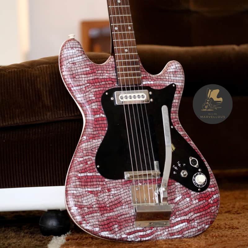 Klira Triumphator Deluxe 1960s - White Pink Lilac Vinyl image 1