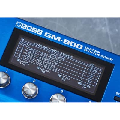 Boss GM-800 Guitar and Bass Synthesizer Pedal with Serial GK Interface, Zen-Core Sound Engine and Onboard Sound Library image 5
