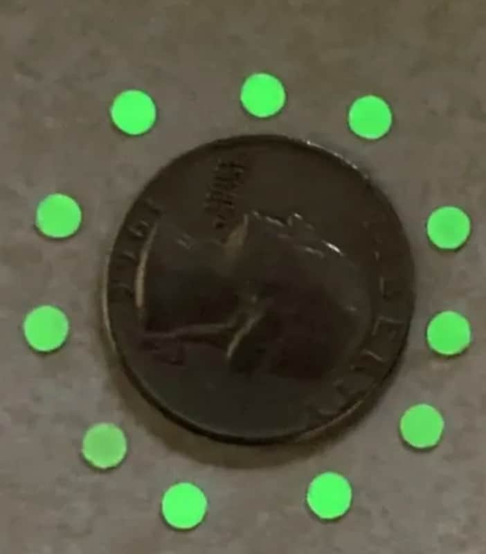 Glow Dotz Glow-In-The-Dark Fret Markers image 1