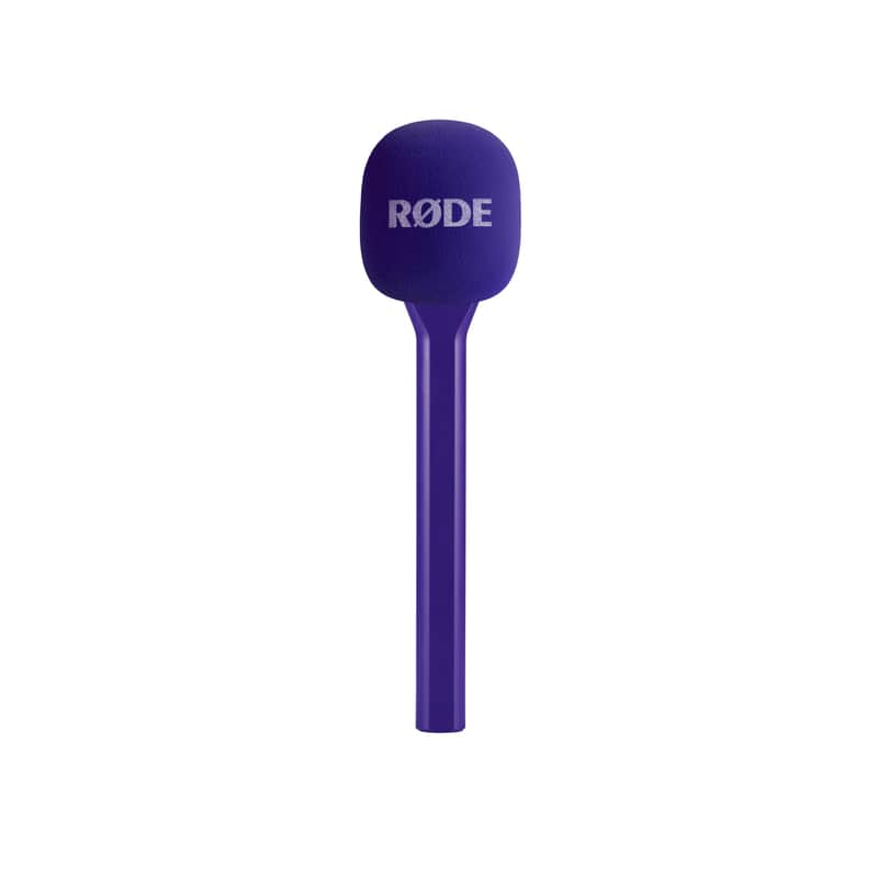 RODE Interview GO Handheld Adaptor for Wireless GO Transmitters (Purple) image 1