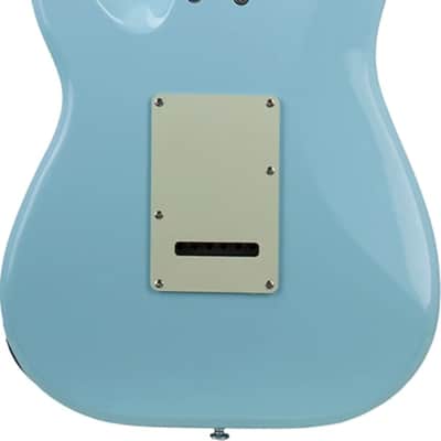 Schecter MV-6 Electric Guitar, Maple Fingerboard, Sonic Blue image 3