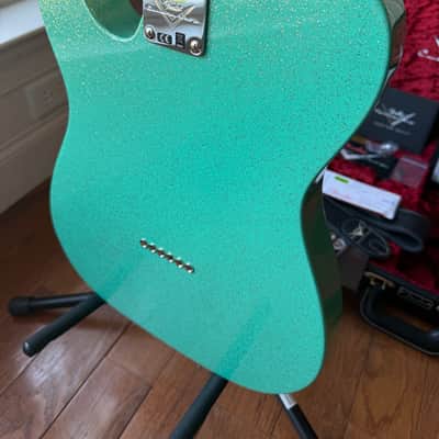 2025 Fender Custom Shop Telecaster W25 Custom Deluxe Limited Edition NOS - Seafoam Green Sparkle image 13