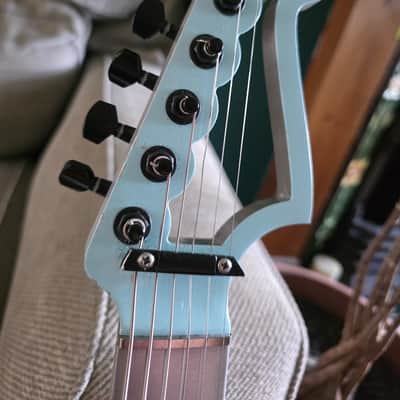 Molindar Venus, Full Aluminium Electric Guitar - Daphne Blue image 5
