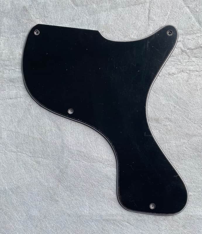 New Guitar Pickguard Fits Gibson Les Paul Junior 1958 Guitar Pickguard Scratch Plate,3 Ply Black image 1