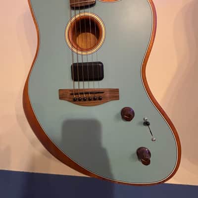 Fender Acoustasonic Player Jazzmaster 2022 - Ice Blue image 2