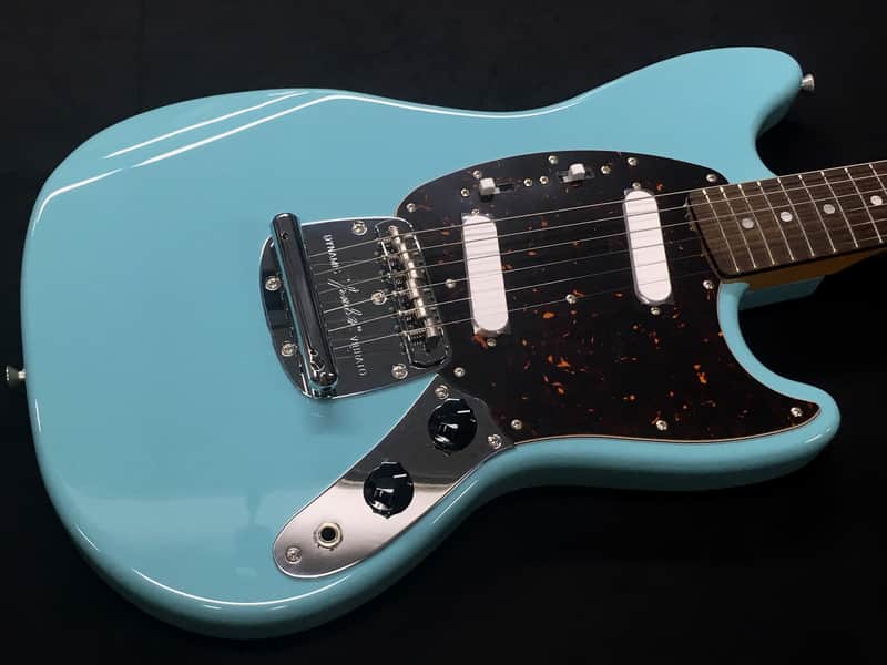 Fender Japan MG69 Mustang Sonic Blue image 1