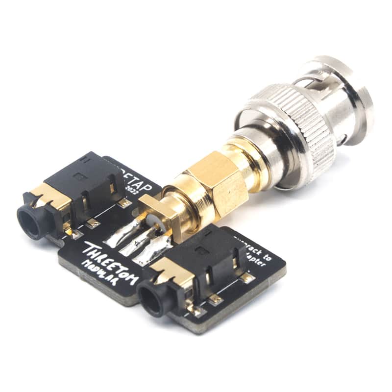 ThreeTom Modular Wiretap Eurorack 3.5mm Minijack to BNC Converter image 1