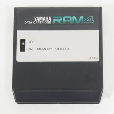 YAMAHA DATA CARTRIDGE RAM4 Memory Card for DX7 DX7II TX802 RX5 RX7