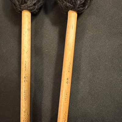 Mike Balter 25B, B25B Pro Vibe Mallets, RE-WRAPPED with Black Cord, Jazz Mallets, Birch, 1 Pair-Very Good image 7