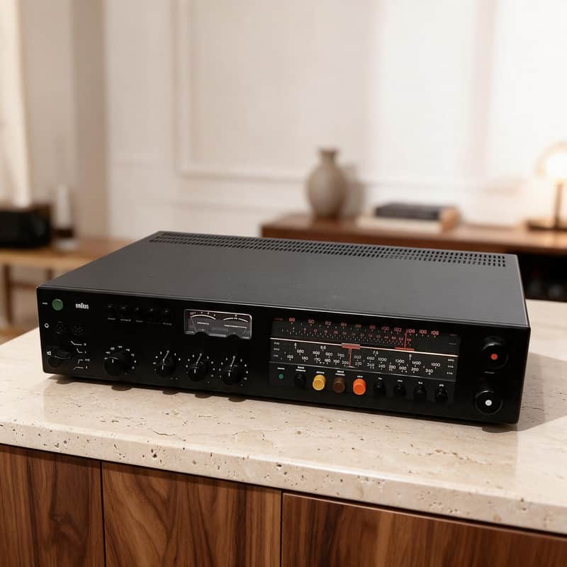Braun CEV-520 Rare Vintage Stereo Receiver Working Analog Hi-Fi Warranty