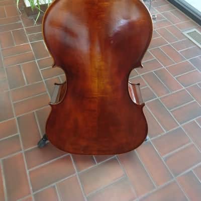 New Cedar Music Model CD 4/4 Full Size Cello - Oil Varnish with Bow, Rosin, Bag and Warranty image 5