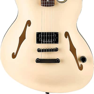 Fender Tom DeLonge Signature Starcaster Electric Guitar, Rosewood Fingerboard, Satin Olympic White image 2