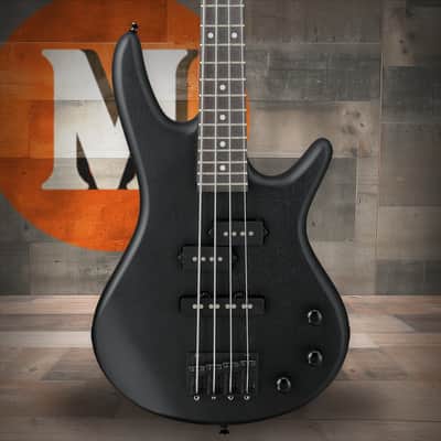 Ibanez Gio SR miKro "Short Scale" 4 String Electric Bass - Weathered Black (GSRM20BWK) image 1