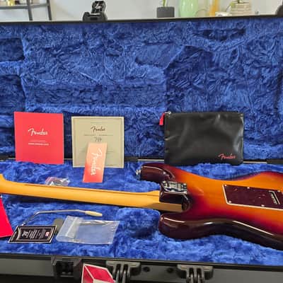 Fender American Stratocaster 70th Anniversary BRAND NEW Professional II AAA Flame Top Comet Burst Sunburst USA Strat FSR Limited Special Edition Guitar image 8