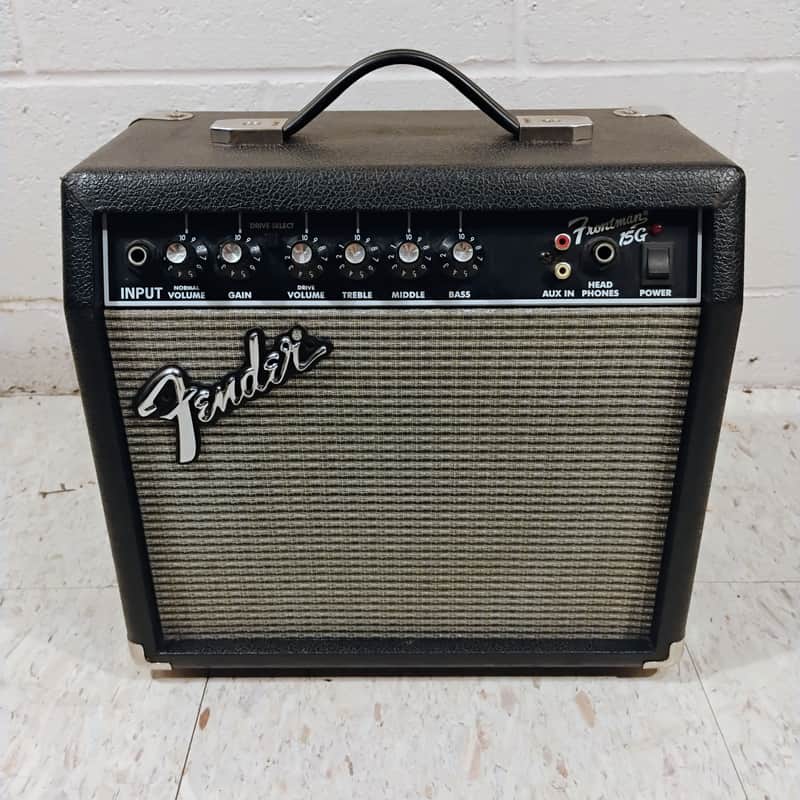 Fender Frontman 15G Series II 2-Channel 15-Watt 1x8" Guitar Practice Amp 2002 - 2010 - Black image 1
