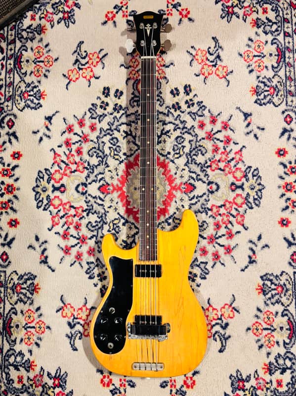 1972 Carvin SB-60 Bass Left Handed USA - Natural - Very Good