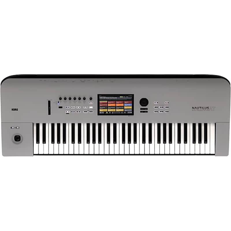 Korg NAUT61ATGR Nautilus AT 61 Key Limited Edition Keyboard. Gray image 1