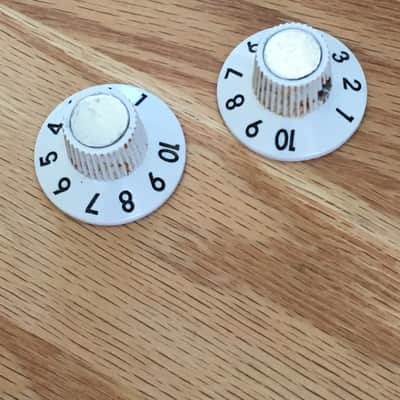 Vintage Spec Relic Knobs Slotted Set Screws CTS Pot for Fender Jazzmaster USA Witch Hat image 2