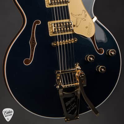 Gretsch Falcon Center Block LTD Double-Cut with String-Thru Bigsby - Midnight Sapphire image 6