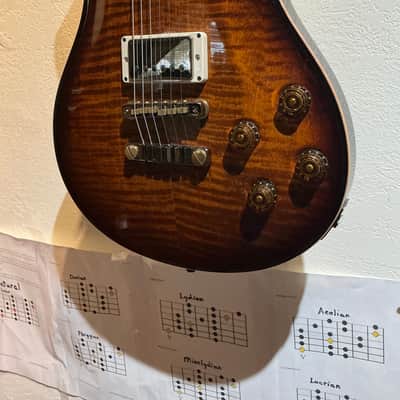 PRS Wood Library McCarty 594 2018 - Flame Maple Black Gold Burst image 3