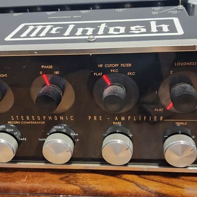 McIntosh C20 Stereo Tubes Preamp 1961 - 1963 - Black / Silver image 3