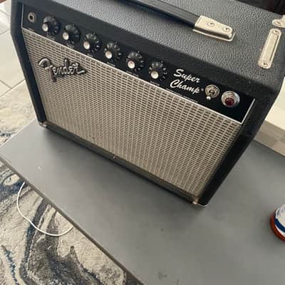 Fender Super Champ 18-Watt 1x10" Guitar Combo 1982 - 1986 - Black image 5