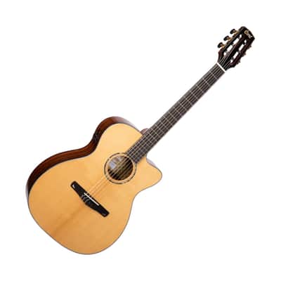 Cort Gold OC8 Nylon OM All Solid Spruce Pau Ferro Fishman Flex Blend Pickup EQ image 1