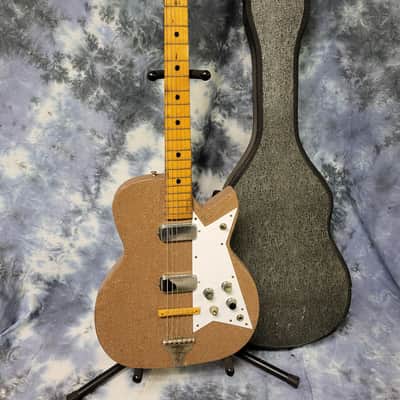 Video Demo 1956 Old Kraftsman by Kay Model 4144 Sizzler Dual Kay Pancake Pickups Pro Setup New Strings Original Soft Shell Case image 1