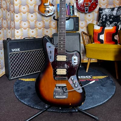 Fender Fender Jaguar Kurt Cobain Road Worn 2013 - Sunburst image 14