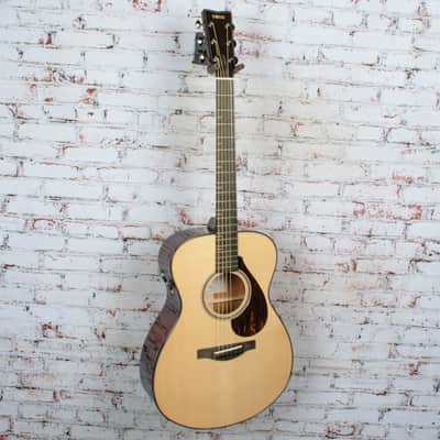 Yamaha - FS9 MX NT - Acoustic-Electric Guitar - Adirondack Spruce/African Mahogany - w/ Hardshell Case - x103A image 4