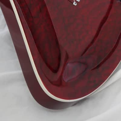 B.C. Rich Mockingbird Masterpiece Electric Guitar Dragon's Blood Red Quilt Finish + Hard Case image 4