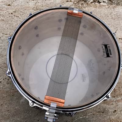 ✮ULTRA RARE✮Vintage✮YAMAHA OAK Custom ✮14" x7 " SNARE✮MUSASHI BLACK✮+ ALUMINIUM DIE CAST ! image 16