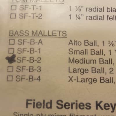 Silverfox SF-B-2 Bass Mallets image 3