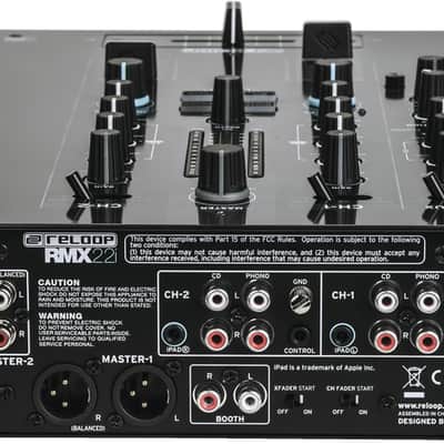 Reloop RMX-22i 2-Channel MIDI Mixer 2010s - Black image 3