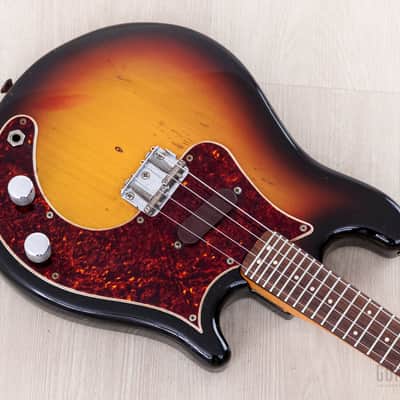 1966 Fender Mandocaster Vintage Electric Mandolin Sunburst, 100% Original w/ Case image 7