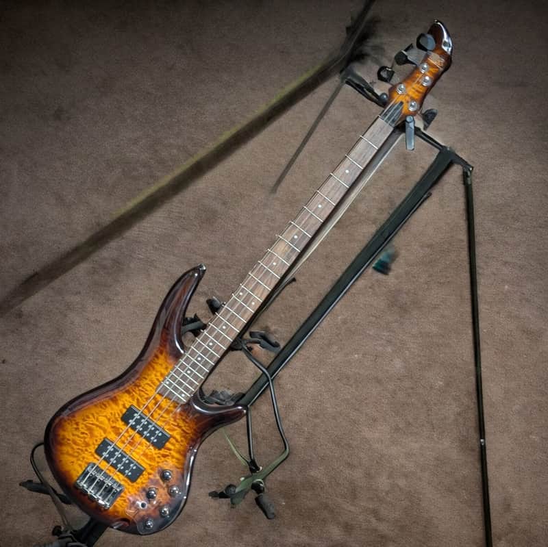 Ibanez SR400EQM-DEB Standard Soundgear Bass 2016 - Present - Dragon Eye Burst image 1