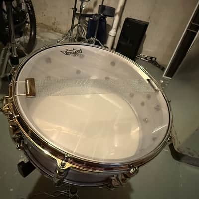 Yamaha RAS-1455 Recording Custom 5.5x14" Aluminum Snare Drum 2016 - Present - Silver/Chrome image 6